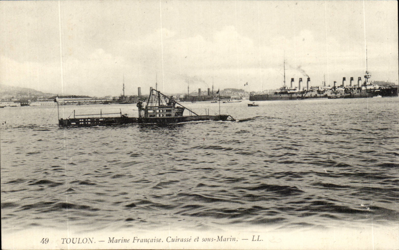 Toulon CPA Marien Frenchwoman Armours and submarine