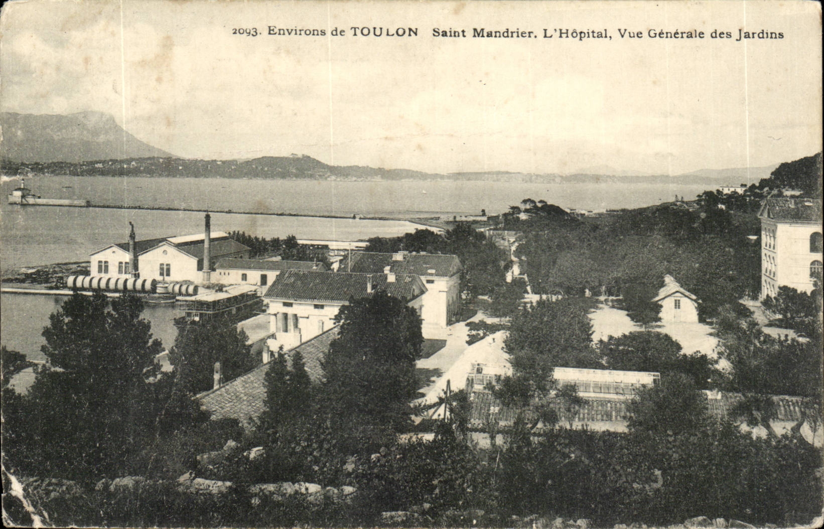 Surroundings of Saint Mandrier CPA the hospital View of the gardens