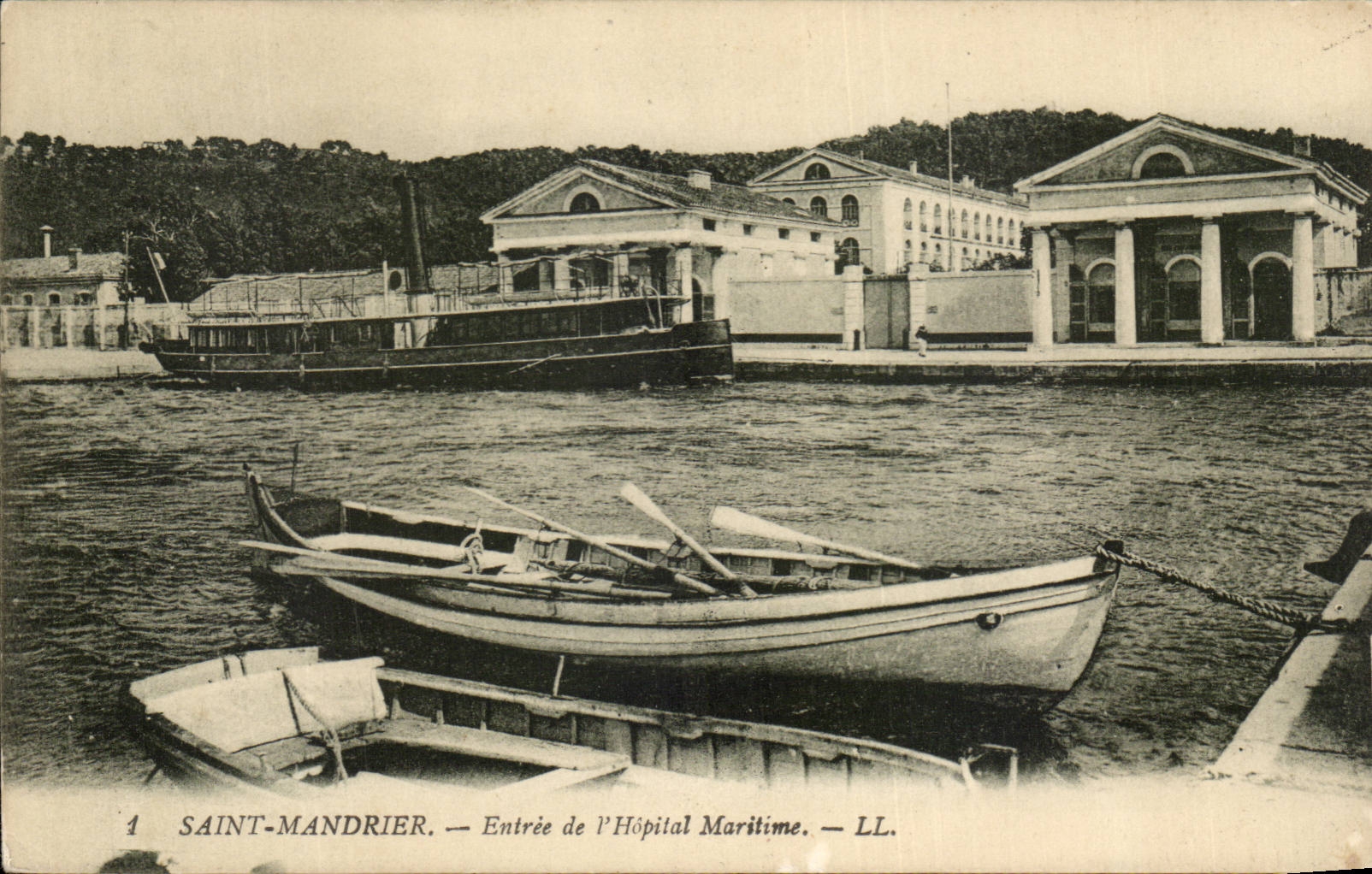 Saint Mandrier CPA Entrance of the maritime hospital