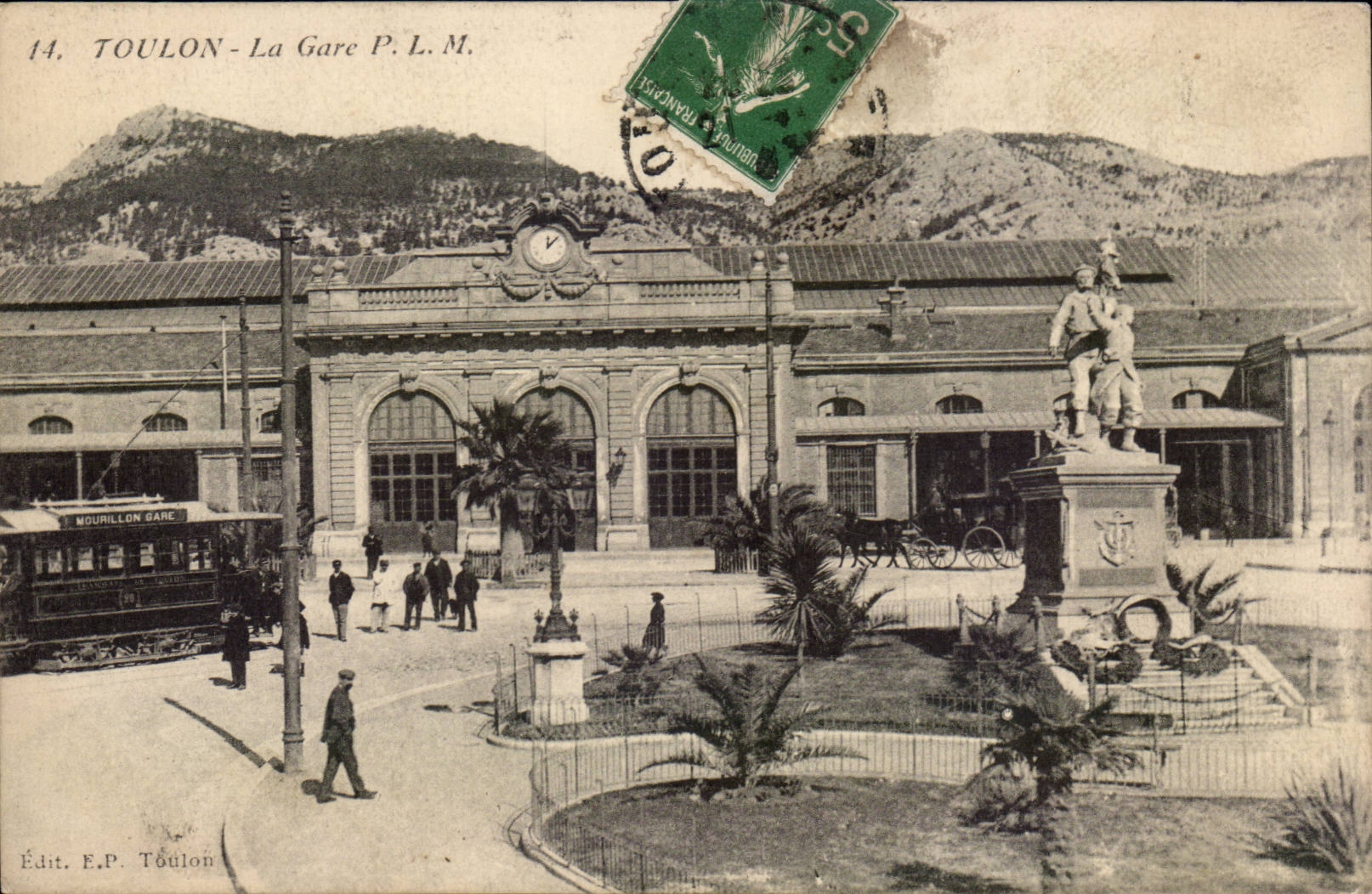 Toulon CPA Train station PLM