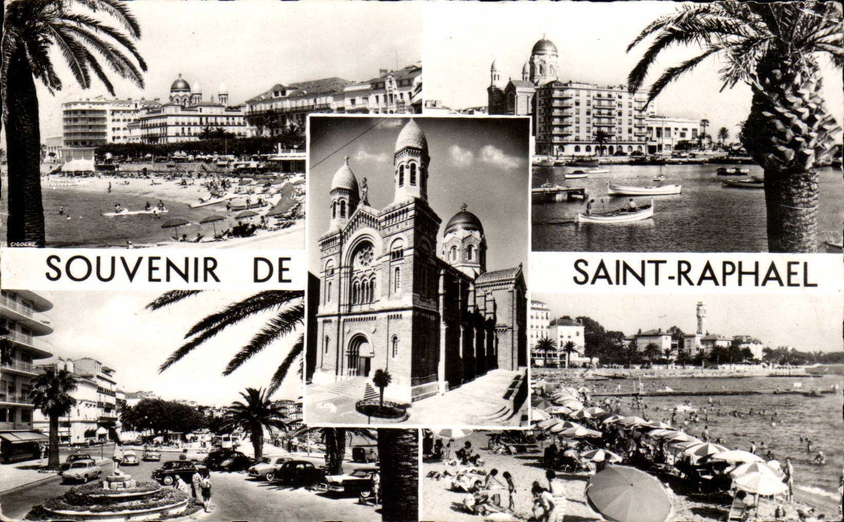 MODERNE KARTE Andenken von Saint Rapahel