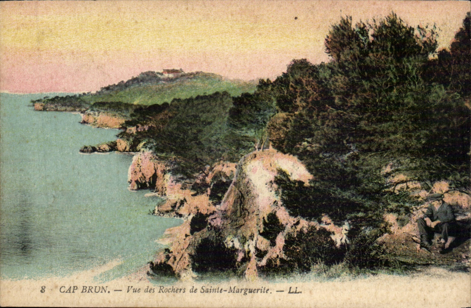 Cap Brun CPA Vue des rochers de Sainte Marguerite