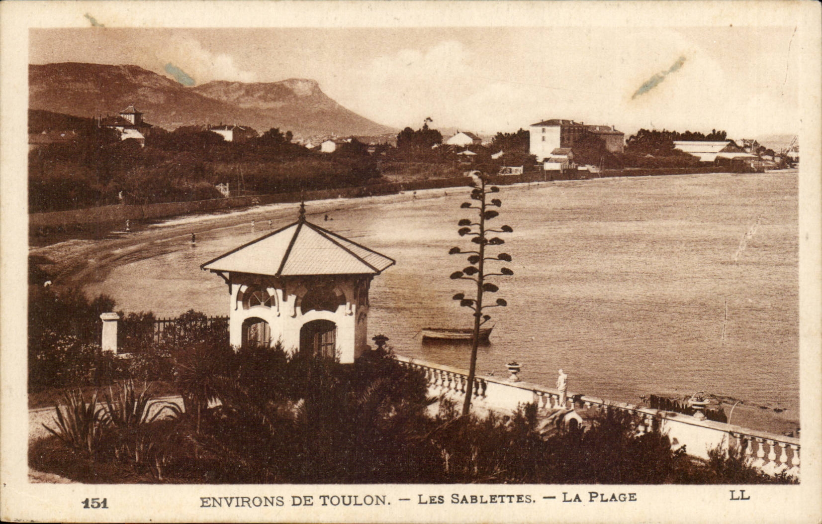 Environs de Toulon CPA Les Sablettes La plage