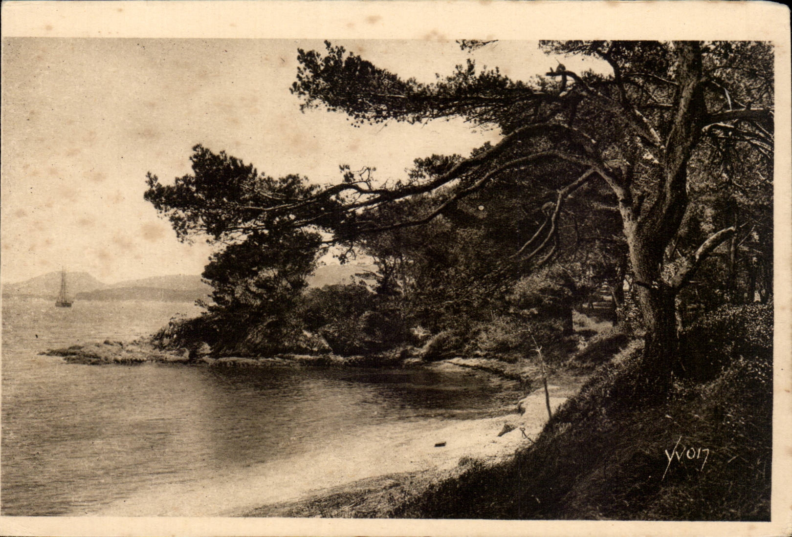 Islands of Hyeres CPA Porquerolles the money beach