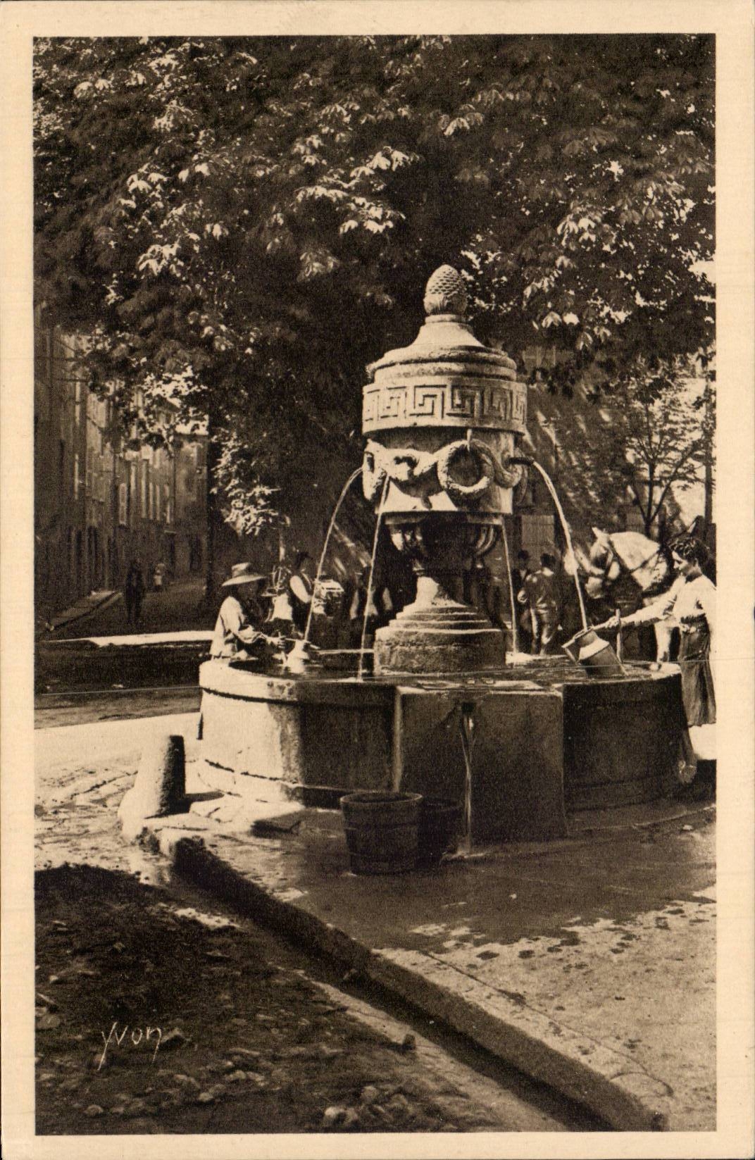 La Douce France - Paysage et Pierres de Provence - Vieille Fontaine a Tourves - CPA