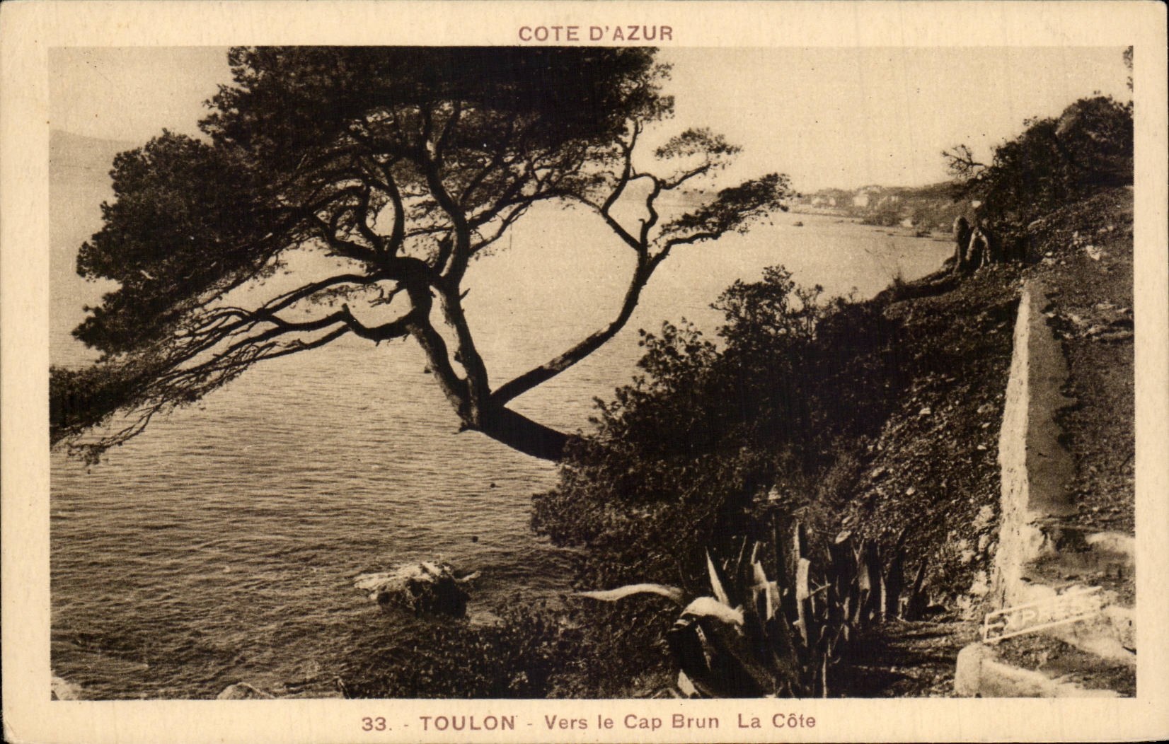 Toulon - Towards the Brown Cape the Dimension - CPA