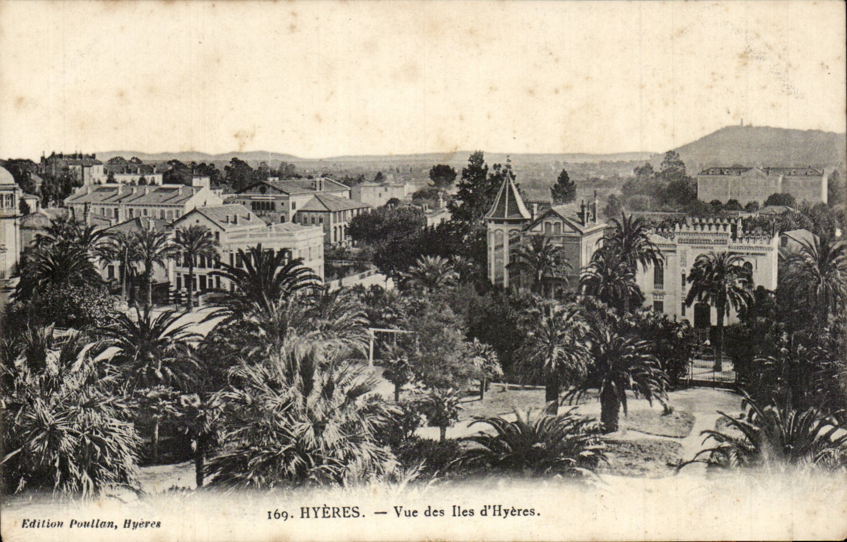 Hyeres - Anblick der Inseln von Hyeres - CPA