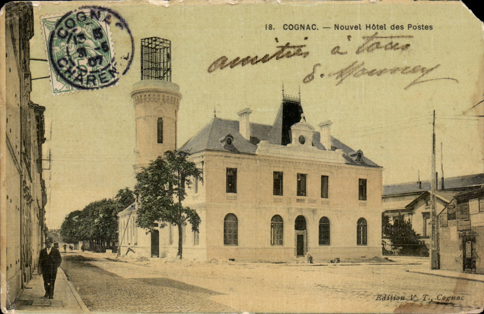 Cognac - New Post office building - CPA