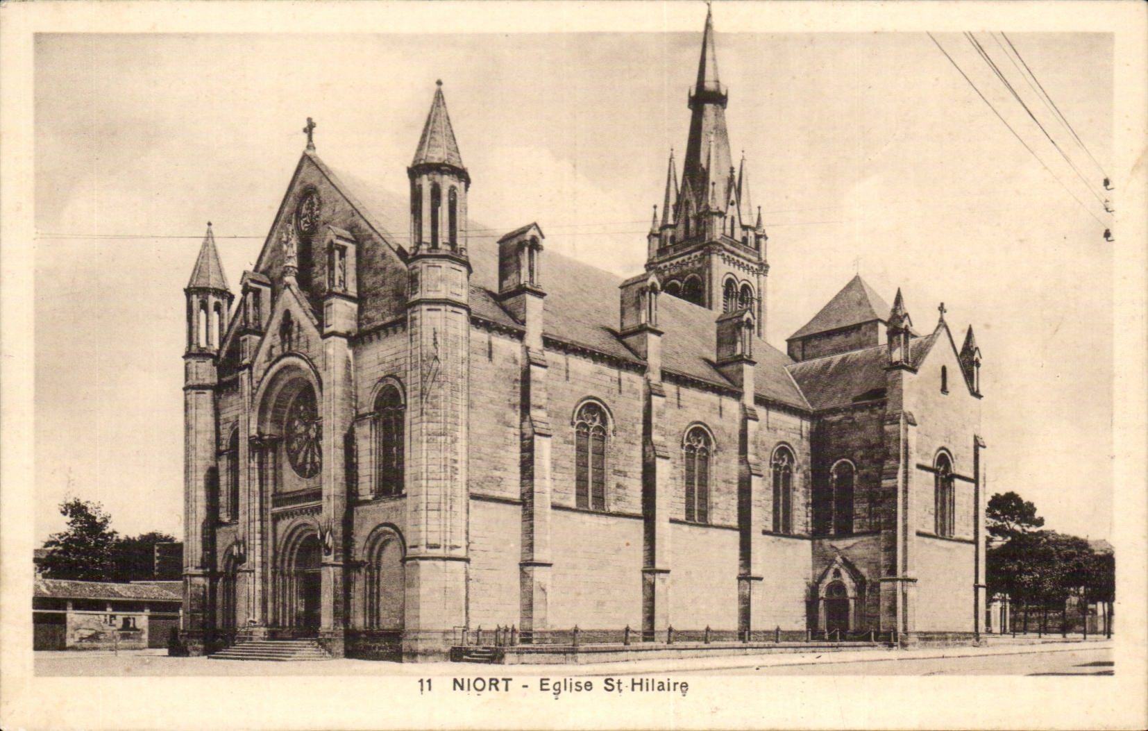 Niort - Church St Hilaire CPA