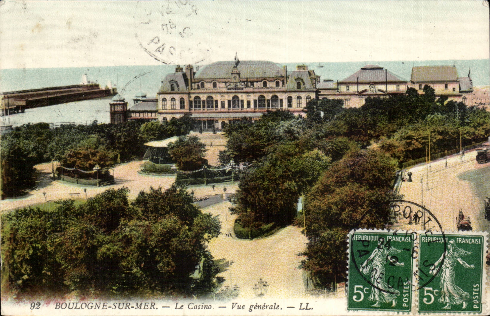 Boulogne on Sea - the Casino - View - CPA