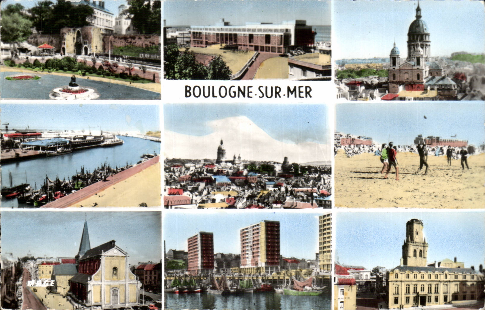 Boulogne on Sea - Souvenirs - CPA (volleyball ball)