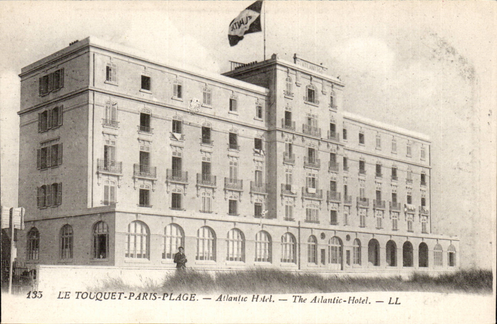 Touquet Paris Strand - atlantisches Hotel CPA