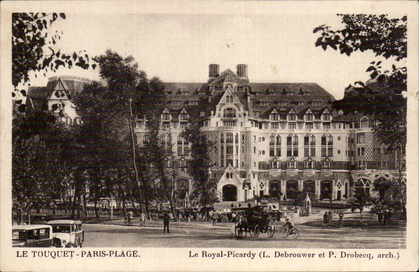 Touquet Paris Strand - konigliche Pikardie - CPA