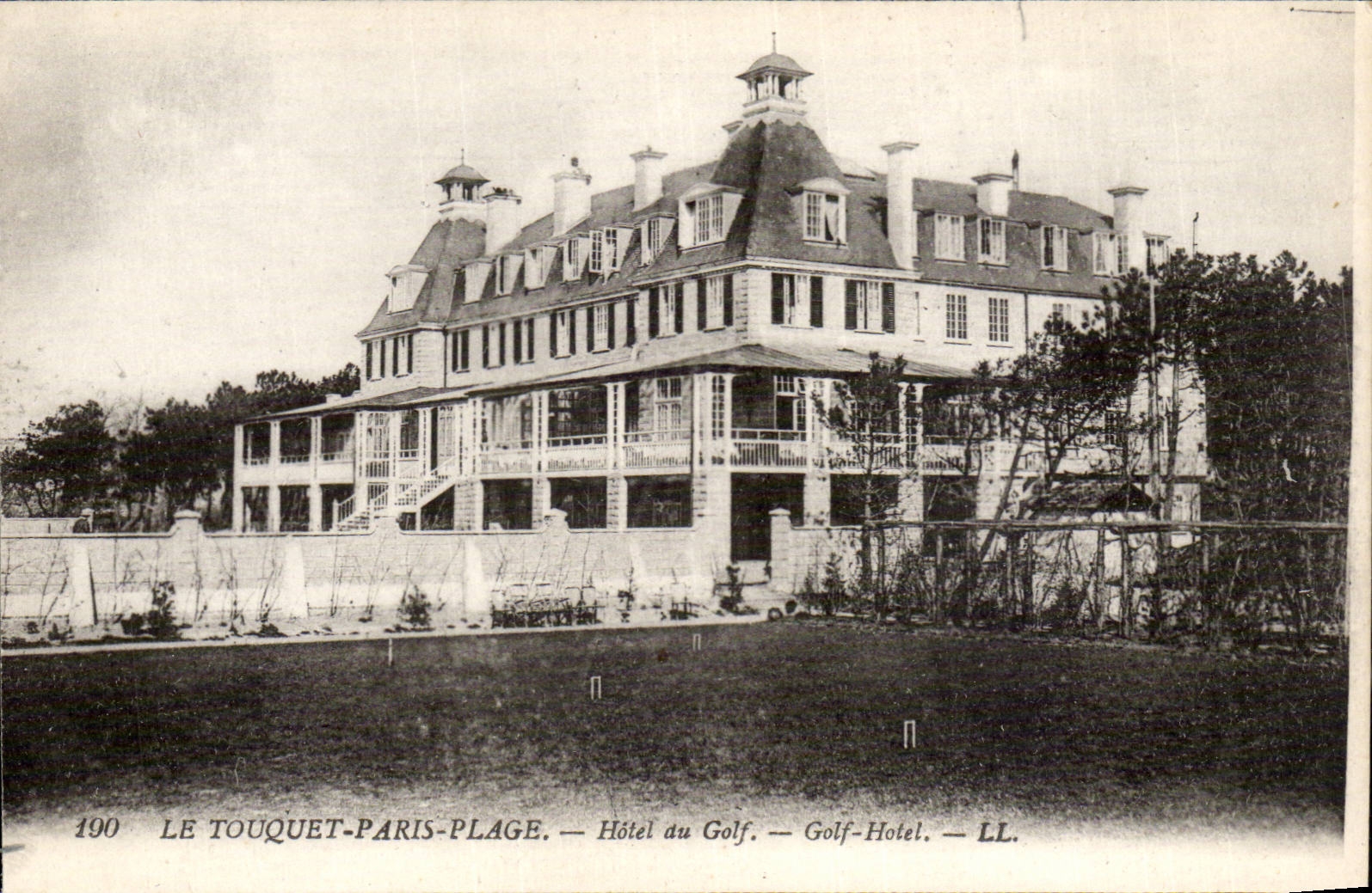 Touquet Paris Strand - Hotel des Golfs - Golf-Hotel - CPA