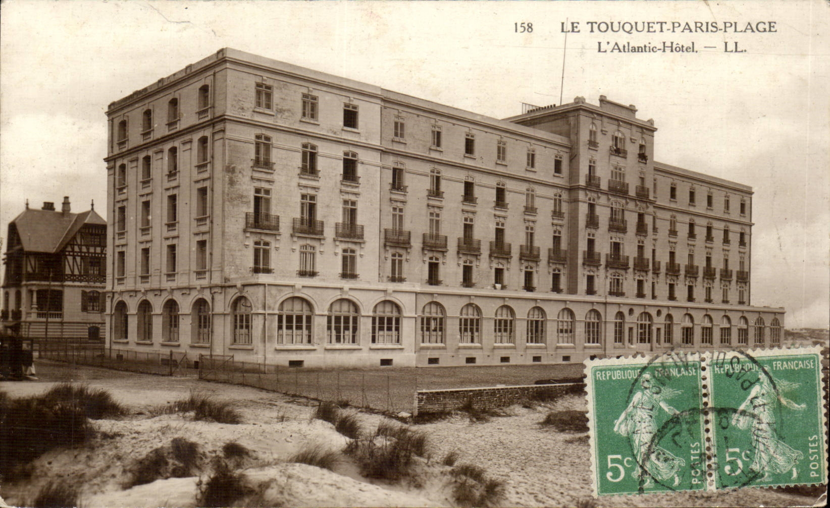 Touquet Paris Strand - atlantisches Hotel - CPA