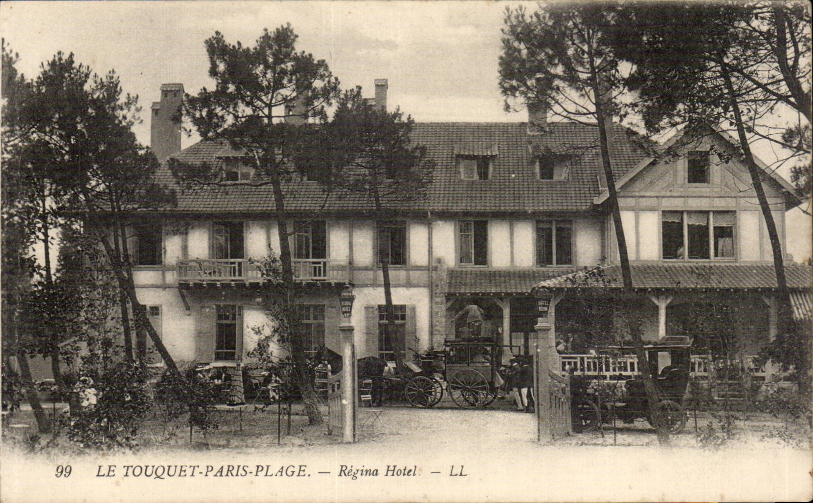 Touquet Paris Beach - Regina Hotel CPA