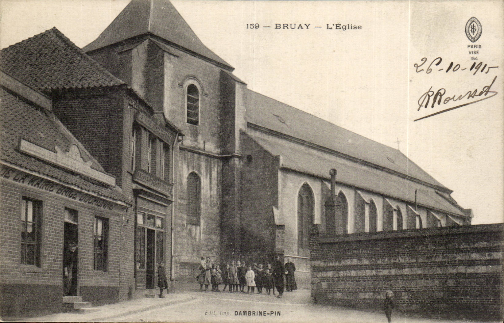 Bruay - the Church - CPA