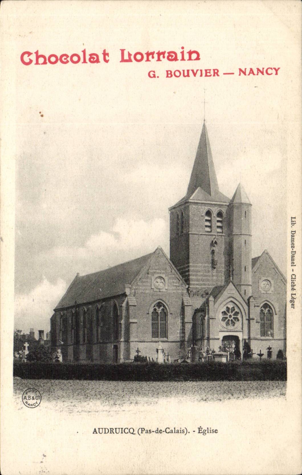 Audruicq - Church - Chocolate Lorraine G Nancy Herdsman - CPA