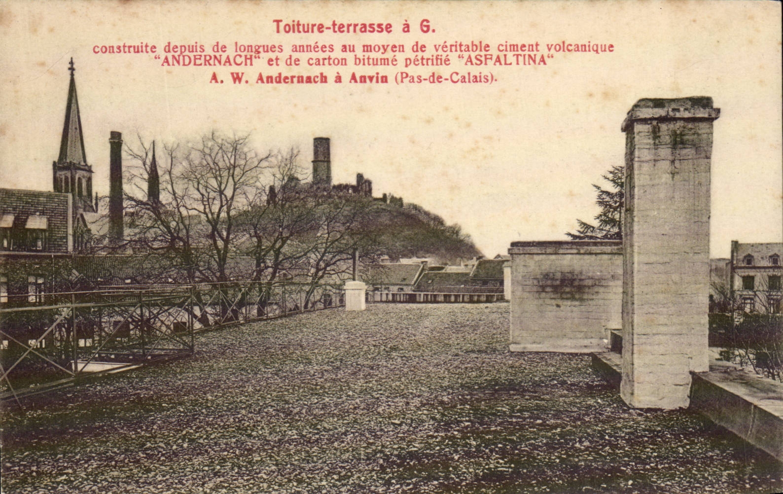 WITH W Andernach has Anvin - Roof Terrace - genuine volcanic cement - CPA
