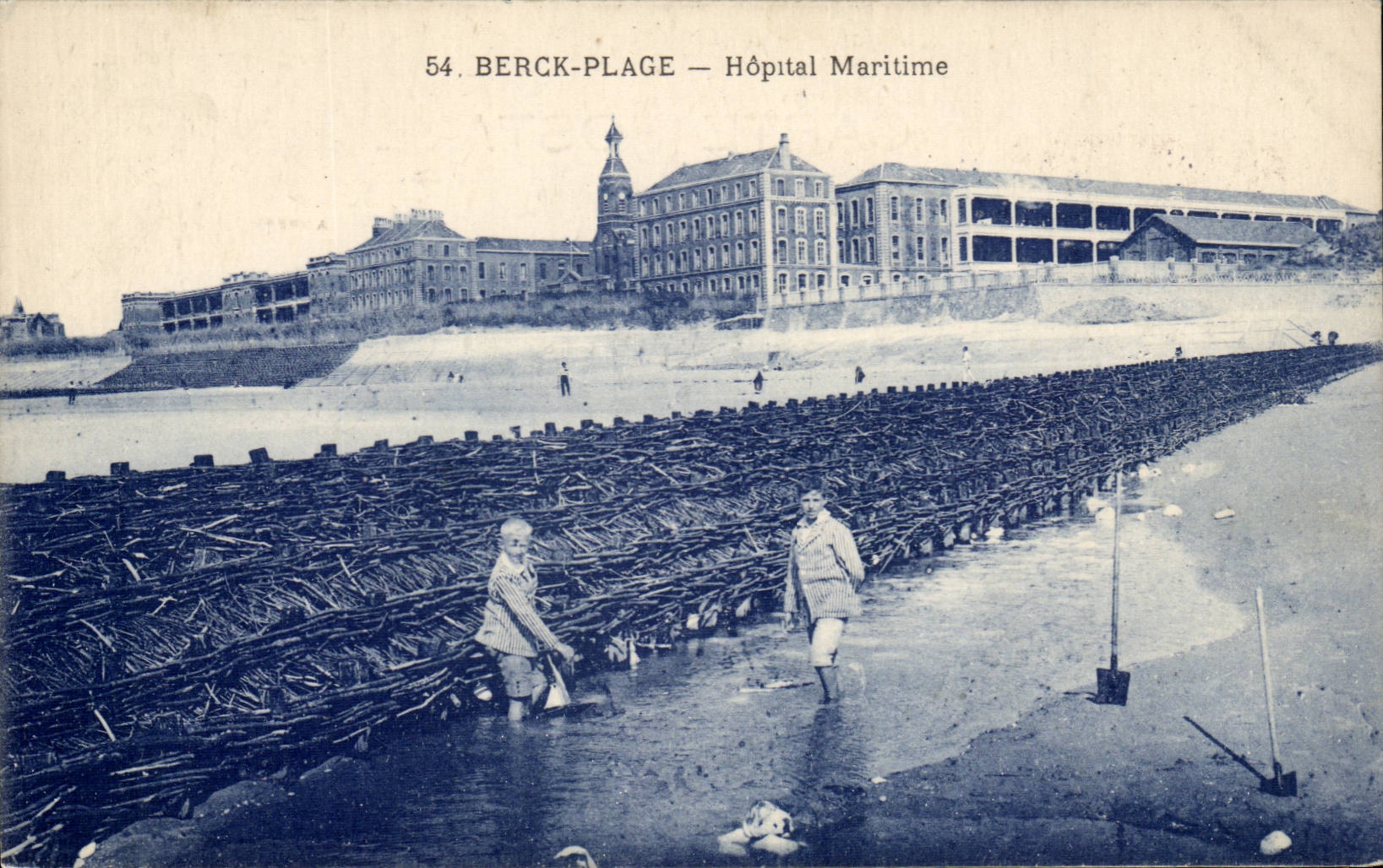 Berck Beach - Maritime Hospital - CPA