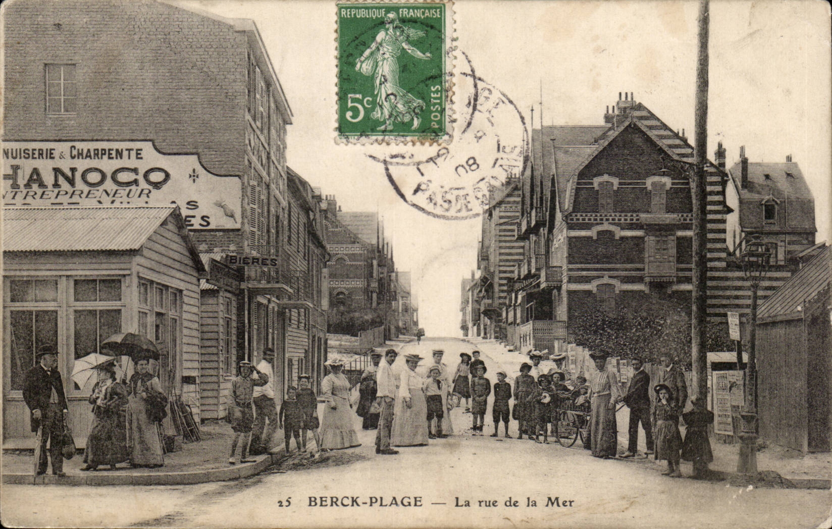 Berck Beach - the Street of the Sea - Frame - CPA