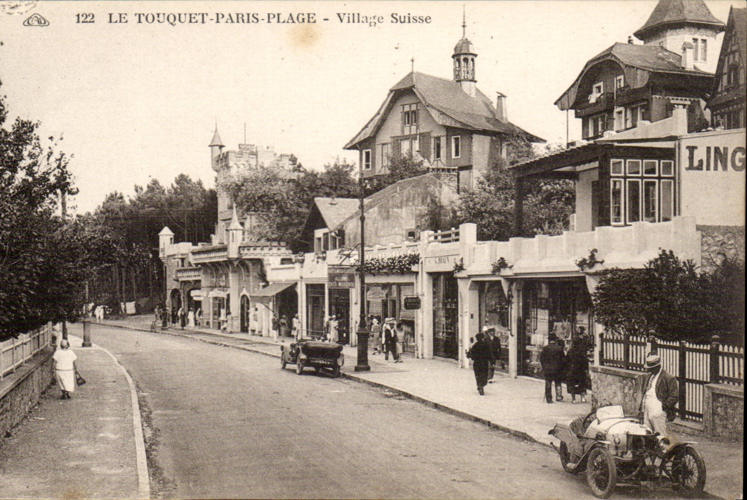 Touquet Paris Strand - Schweizer Dorf - CPA