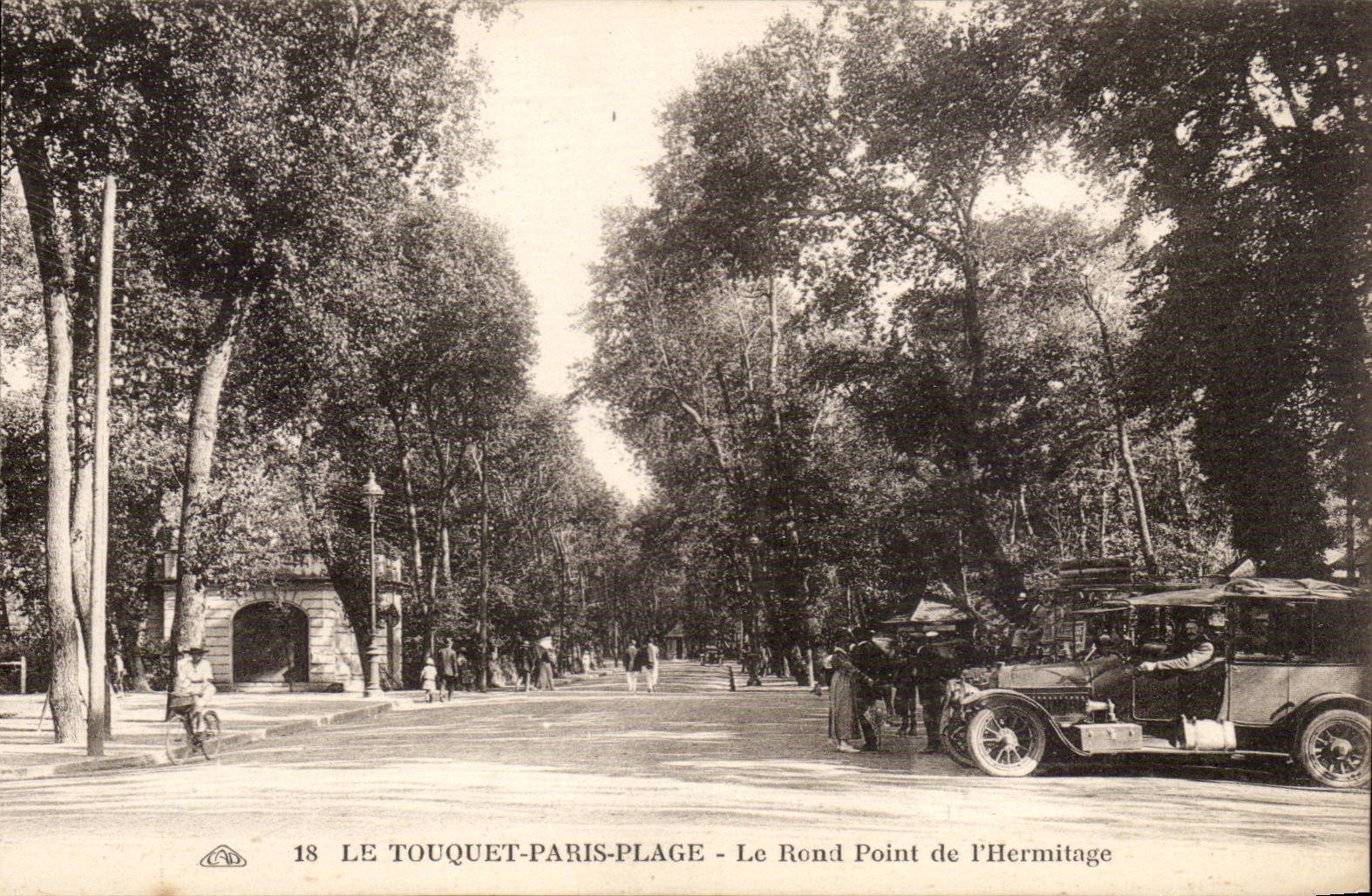 Touquet Paris Strand - der Umlauf nicht der Einsiedlerei - CPA