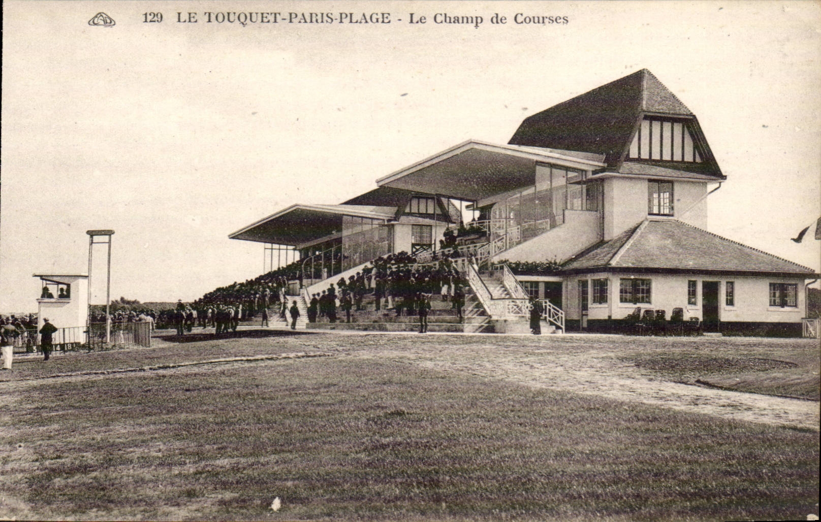 Touquet Paris Strand - die Rennstrecke - CPA