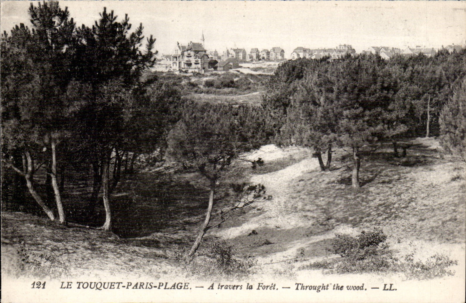 Touquet Paris Beach - Through the Drill - - CPA