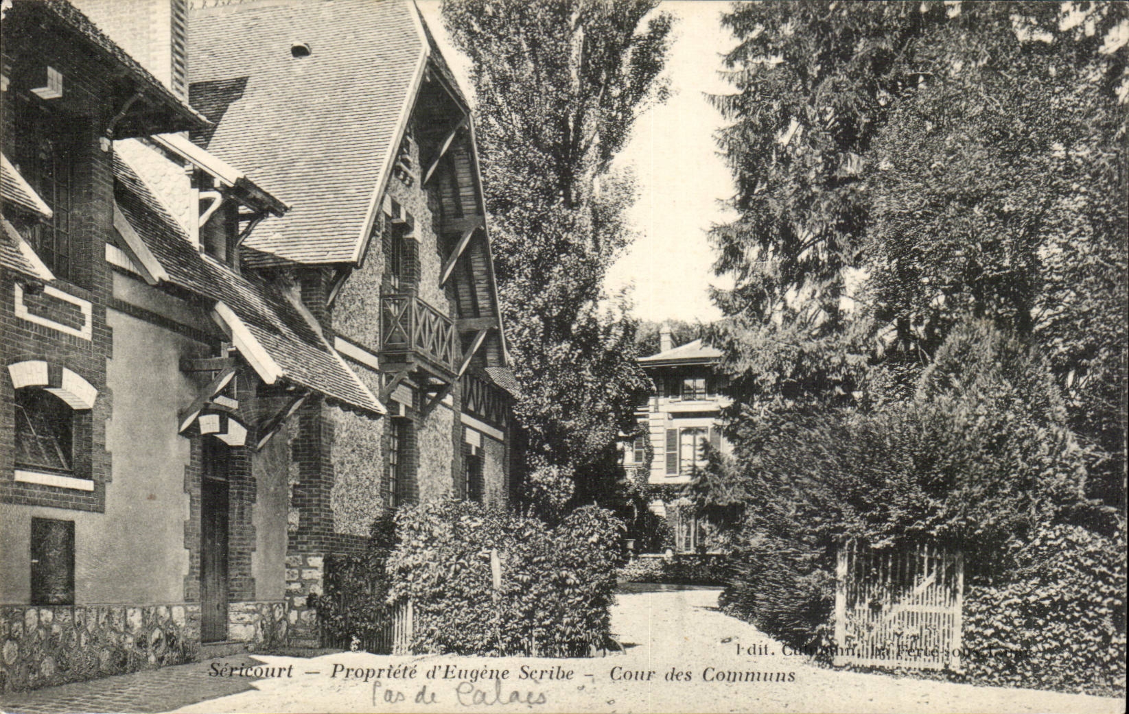 Sericourt - Eigentum von Eugene Serthe - Gericht der Commun Durchlaufe - CPA