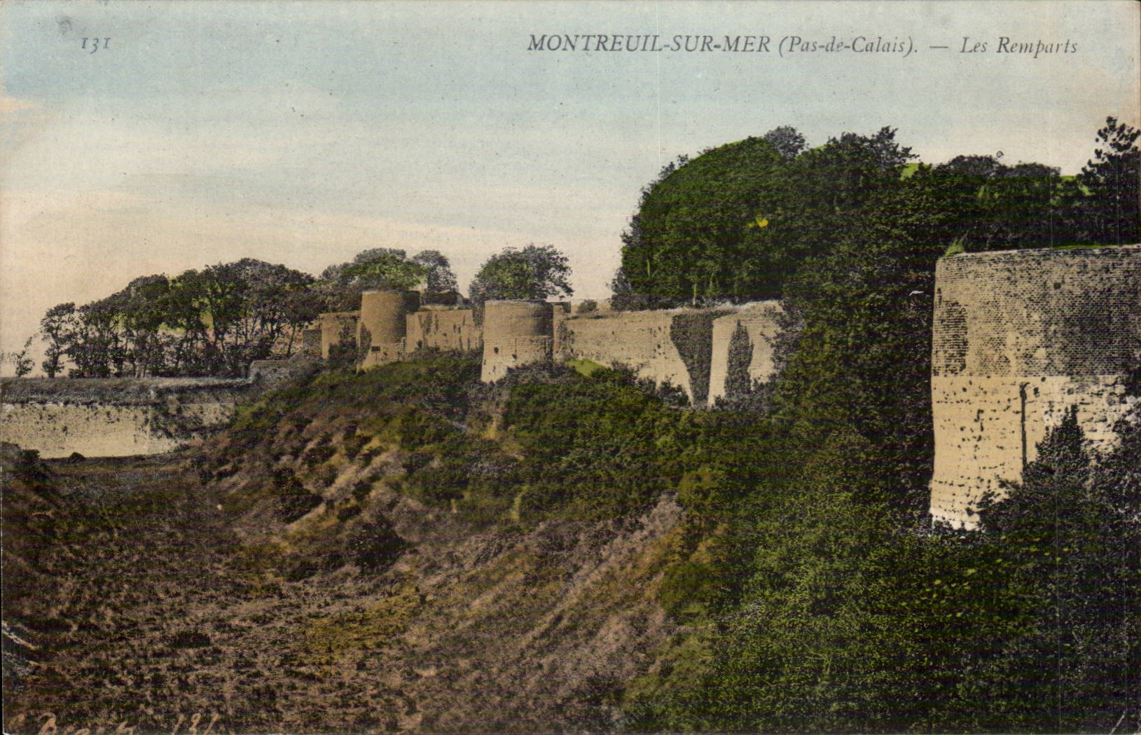 Montreuil on Sea - Walls - CPA