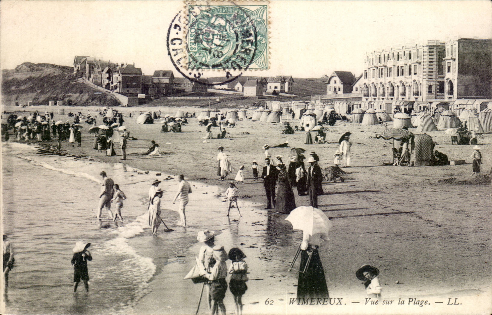 Wimereux - Anblick auf dem Strand - CPA