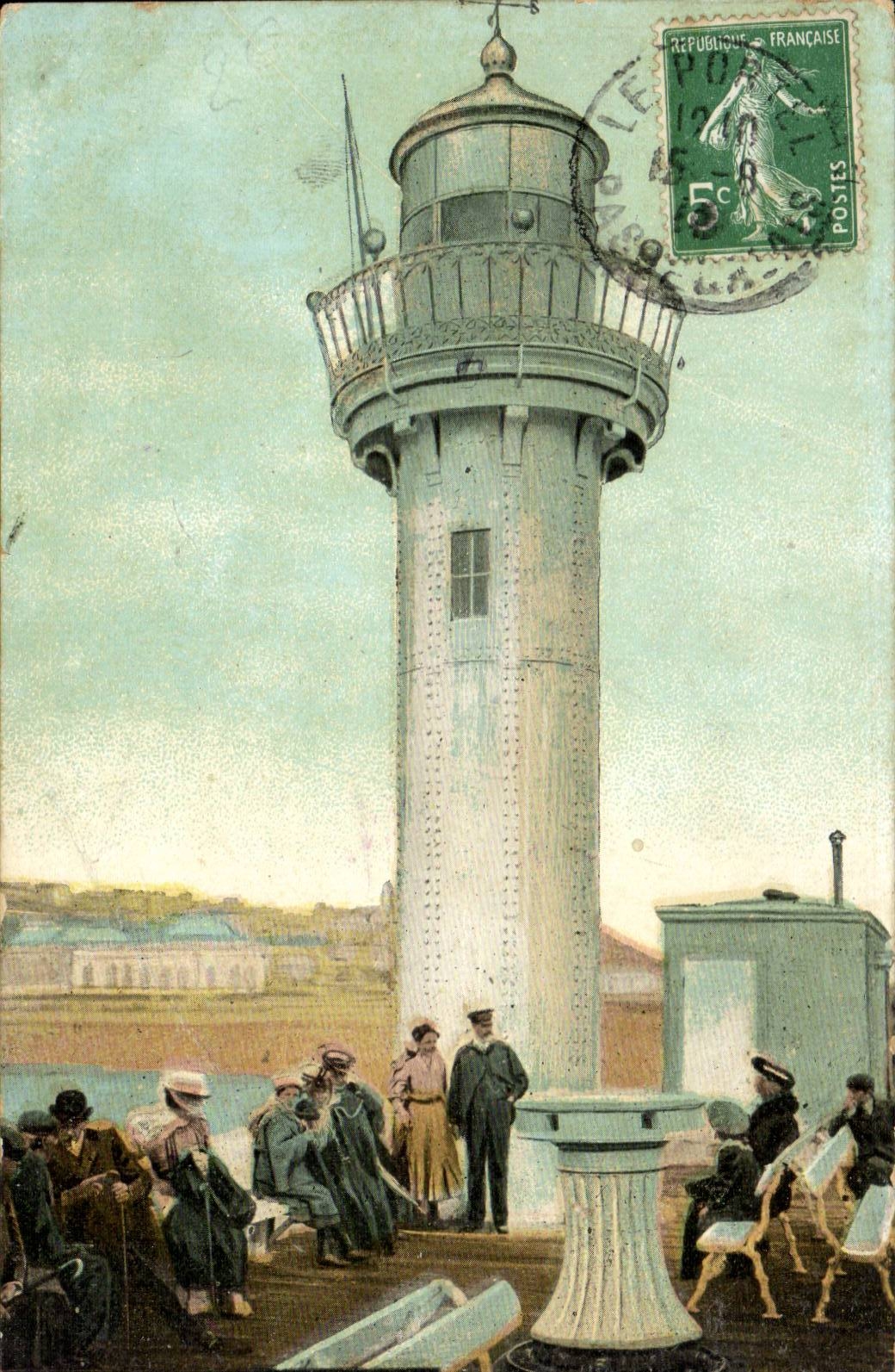 Boulogne auf Meer - der Leuchtturm - Leuchtturm CPA
