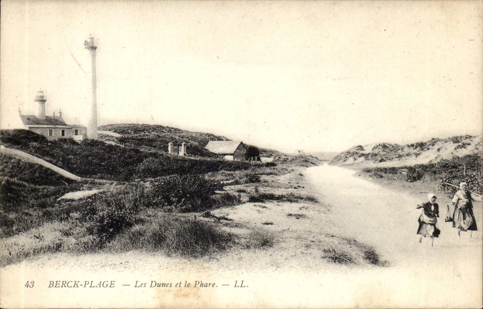 Berck Beach - Dunes and Lighthouse CPA (headlight lighthouse)