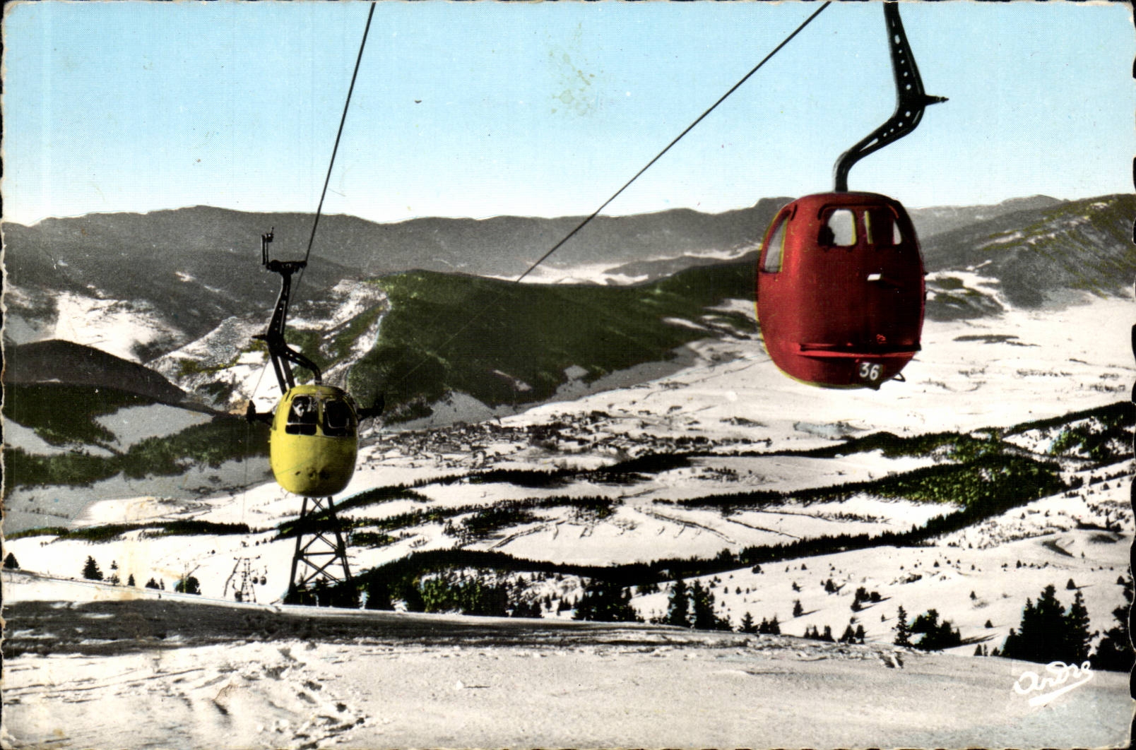 Villards de Lans - the Beautiful French Alps - Cable car of the Dimension - CPA