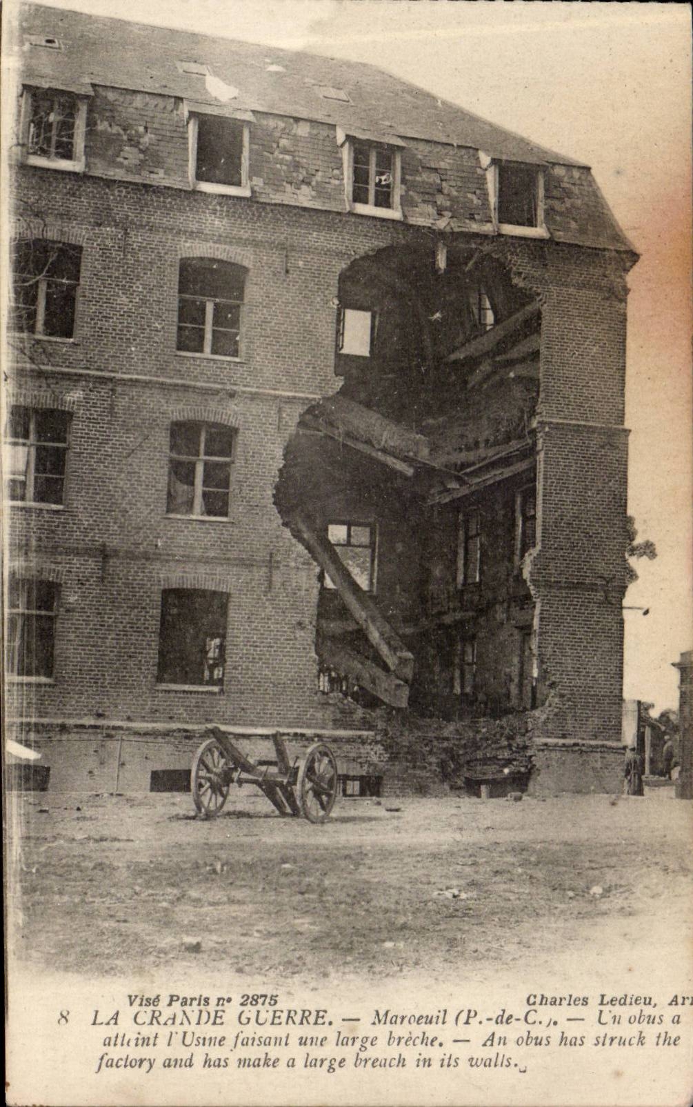 Maroeuil - ein Oberteil durch erreicht! - Krieg 1914 1915 - CPA