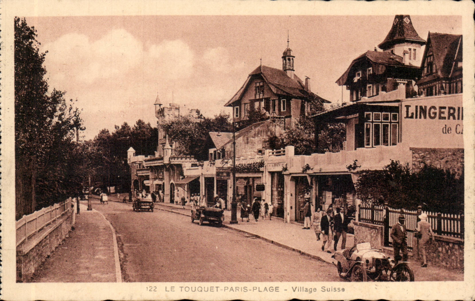 Touquet Paris Strand - Dorf-Schweizer CPA