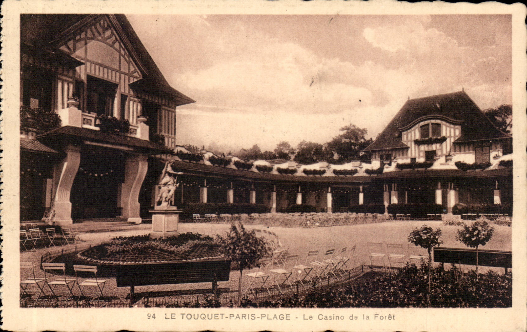 Touquet Paris Beach - the Casino of the Drill - CPA