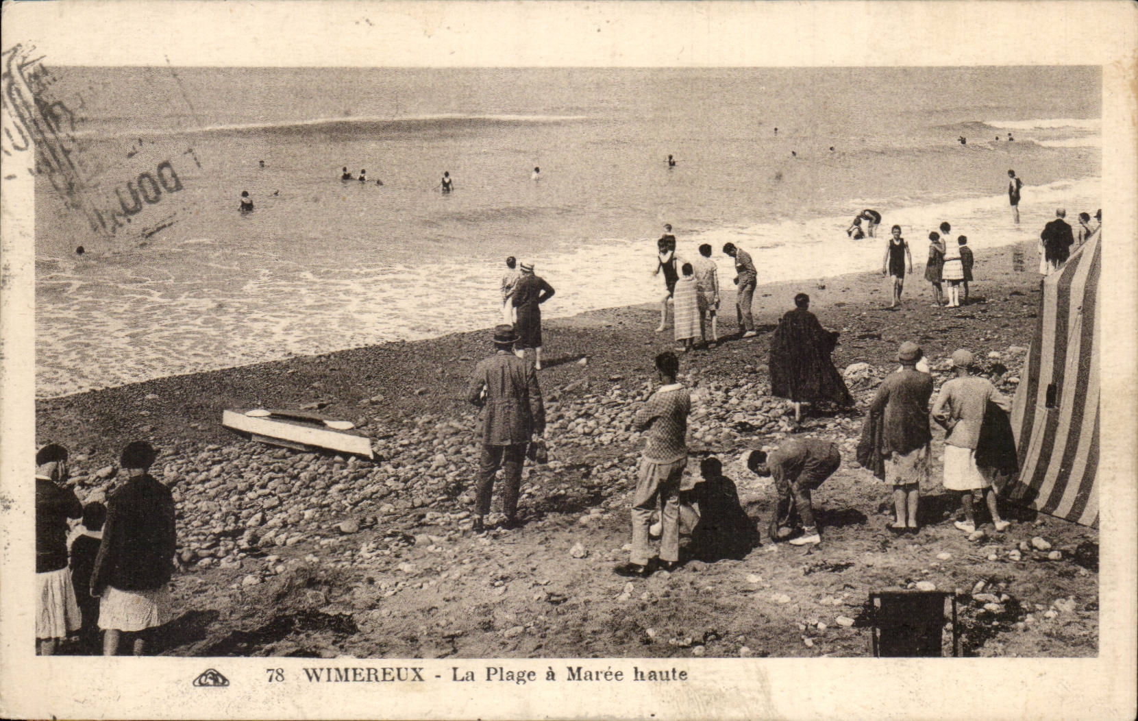 Wimereux - der Strand hat Flut - CPA