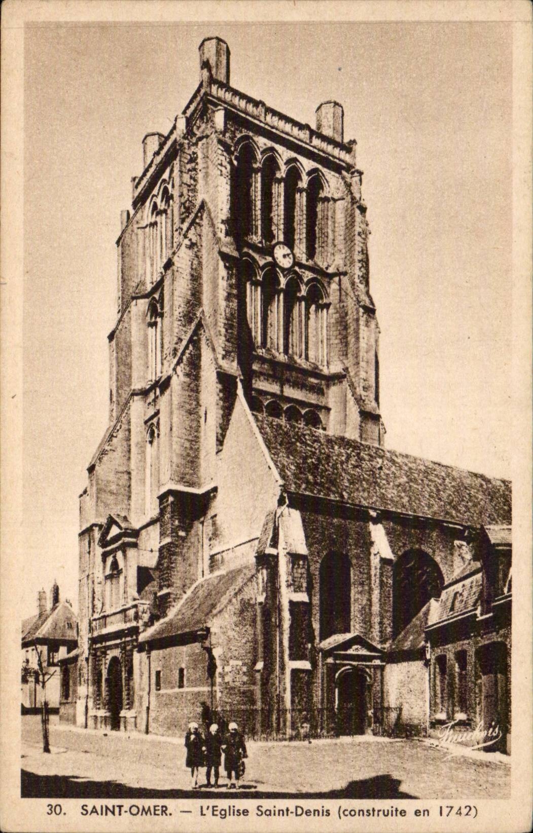 Saint Omer - Eglise Saint Denis - CPA 