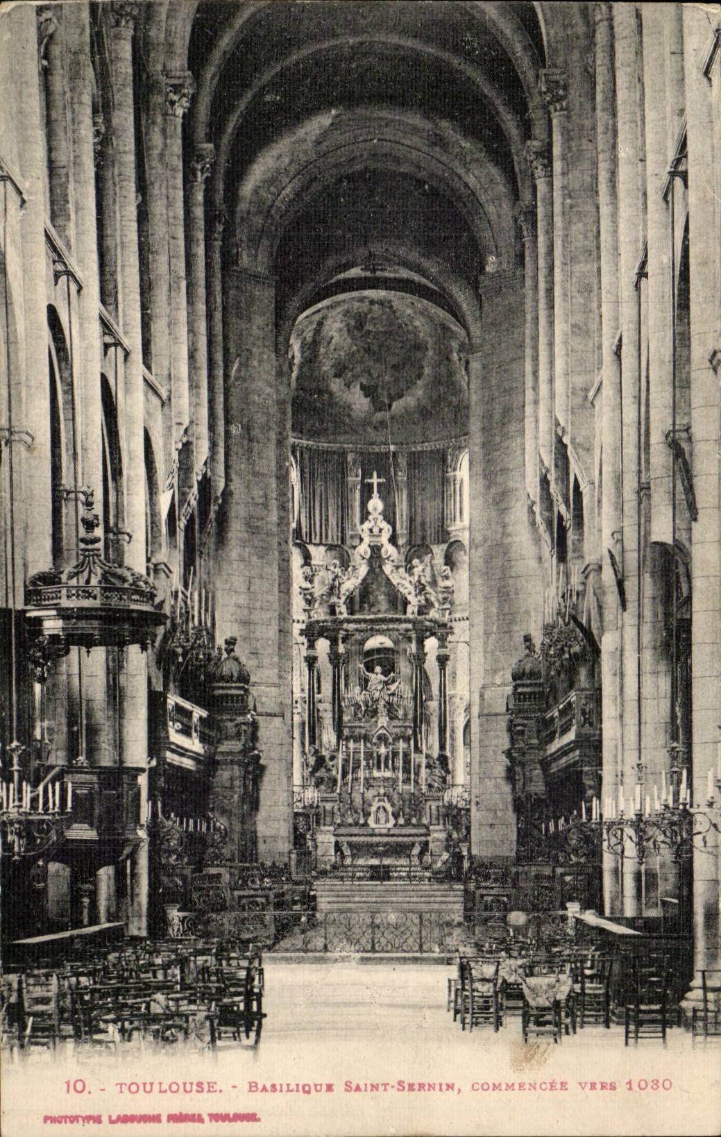Toulouse - Basilique St Sernin - vers 1080 - CPA 