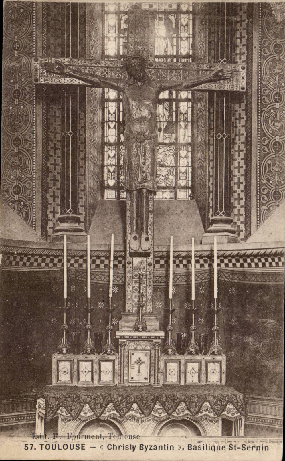 Toulouse - Christy Byzantine - Basilique Saint Sernin CPA