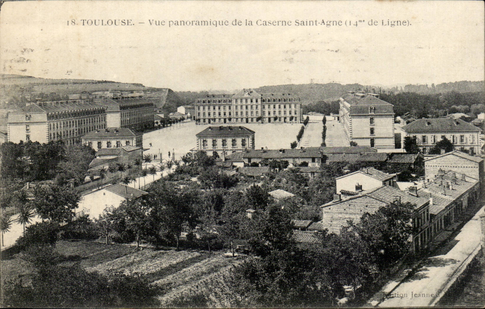 Toulouse - Vue Panoramique de la Caserne de Saint Agne CPA