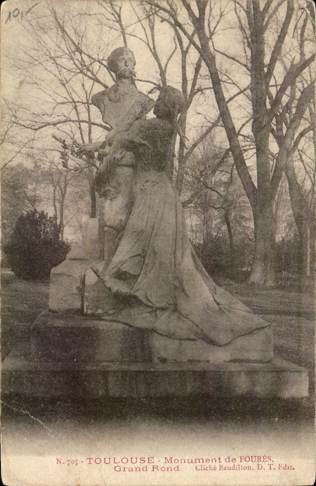 Toulouse - Monument de Foures - Grand Rond - CPA 