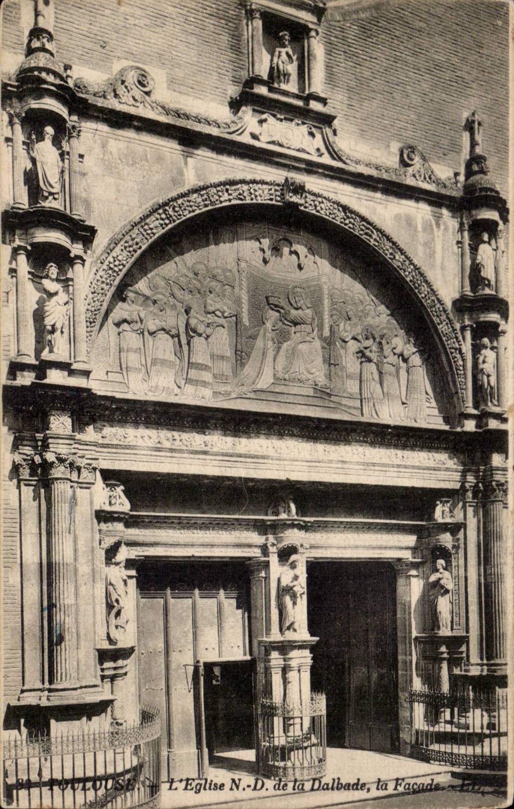 Toulouse - L'Eglise Notre Dame de la Dalbade la Facade - CPA