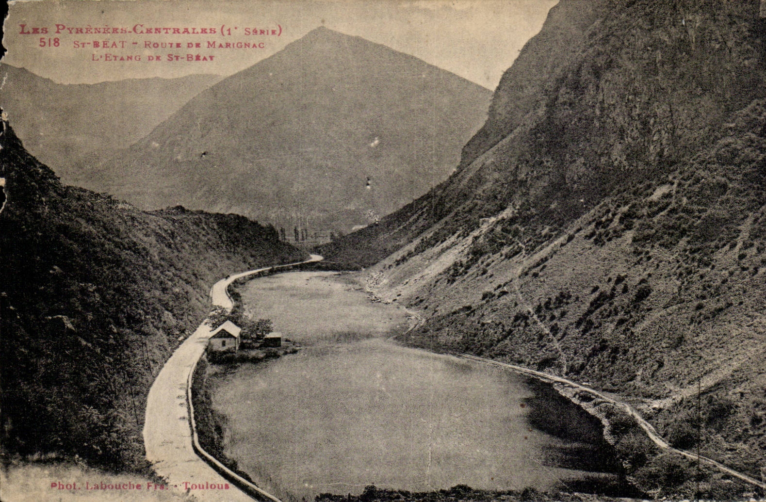 Happy St - Road of Marignac - CPA