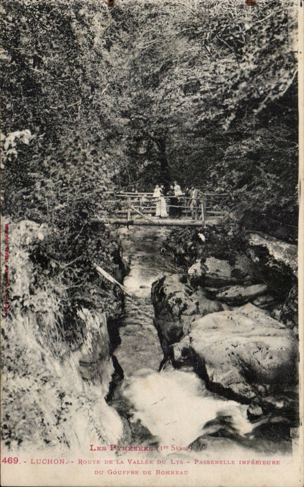 Luchon - Strasse des Tales der Lilie - CPA