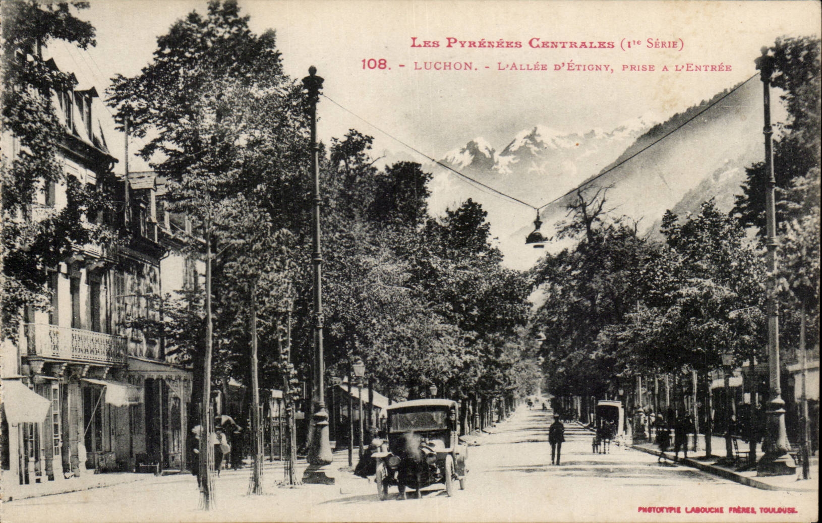 Luchon - Allee von Etigny - Fang zum - von CPA hinzureissen