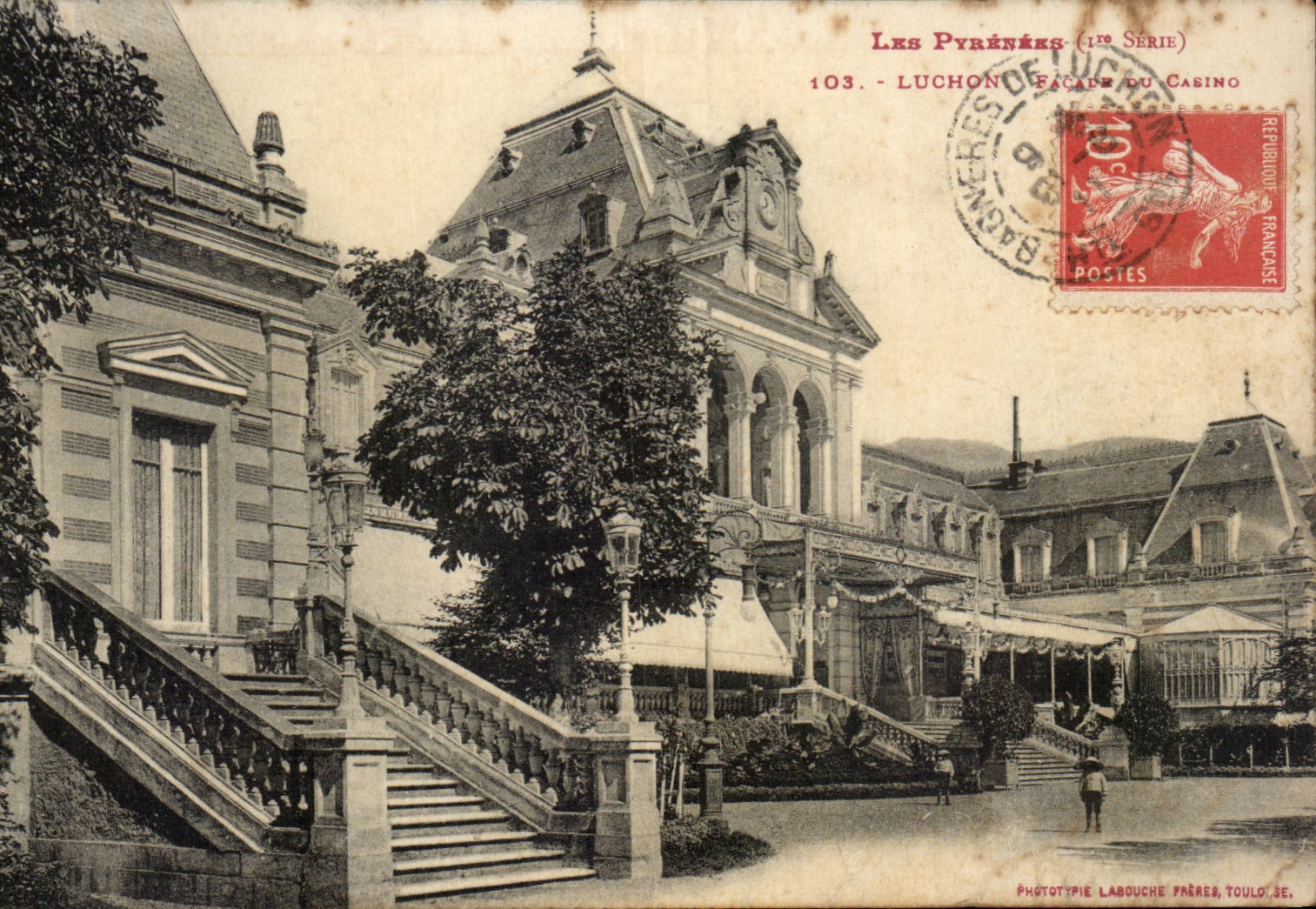 Luchon - the Casino - CPA