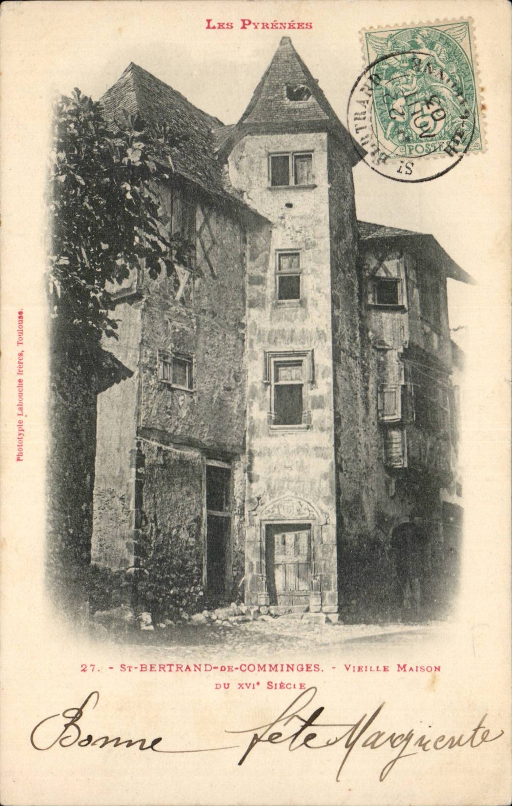 Saint Bertrand de Comminges - Old woman House CPA